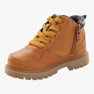 Carter’s toddler high top faux leather boot, 7 NWT